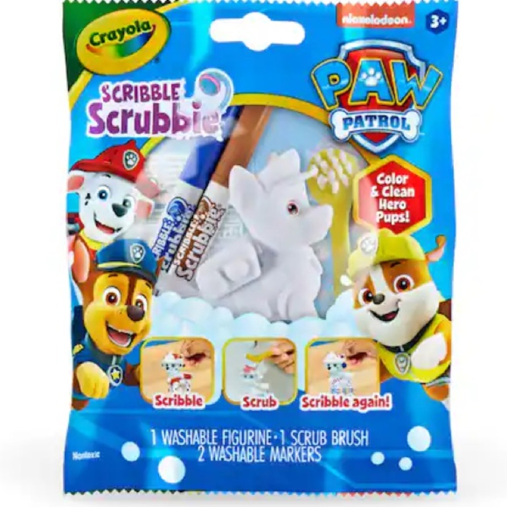 Set 2 Paw Patrol Crayola Scribble Scrubbies - NEW - Picture 1 of 4